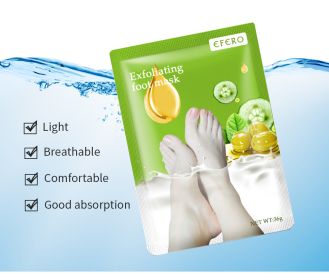 Exfoliating Foot Mask Foot SPA Pedicure Socks Removing Dead Skin Whitening Heels Feet Peeling Anti Cracked Foot Skin Care (Option: Green 6pcs)