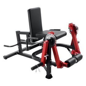 VEVOR Leg Extension and Curl Machine, Seated Leg Rotary Extension for Thigh, Adjustable Lower Body Specialty Exercises Equipment (Leg Training Method: Single-Leg Exercise, Foldable Seat or not: Foldable)